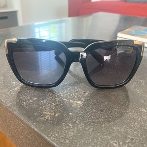 Black & Gold Chloé Sunglasses